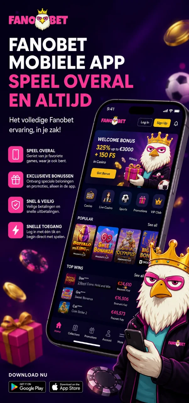 Fanobet Casino App — Mobiel Spelen Waar Je Maar Wilt